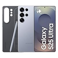 Samsung Galaxy S25 Ultra con Standing Grip Case, Smartphone AI con 3 anni di Garanzia del produttore