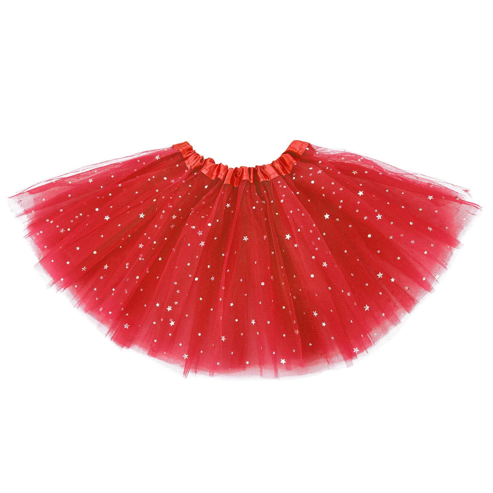 Century Star Sparkle Tutu for Girls Toddler Kids Dress up Birthday 2-8Y