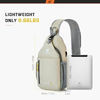 SKYSPER Könnyű Vízálló Oldaltáska - Férfi Crossbody Válltáska Túrázáshoz, Sportoláshoz és Utazáshoz, 25x30 cm, 320g 5