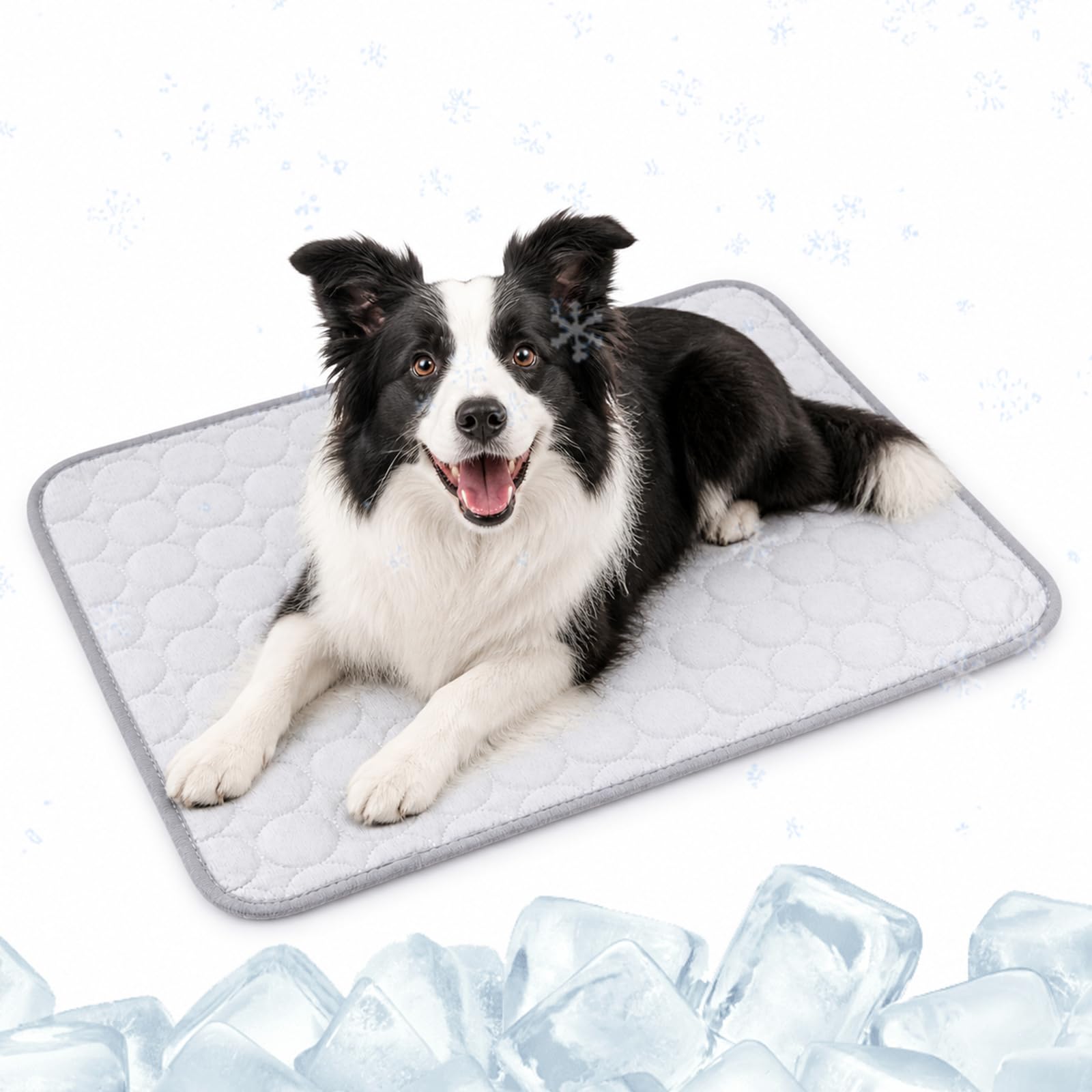 EujRcf 1Pcs Dog Cooling Mat, 27.56 * 21.65in Durable Pet Cool Mat, Cool Mat for Dogs and Cats, Pet Cooling Mat for Hot Weather, for Kennel Crate Home Travel