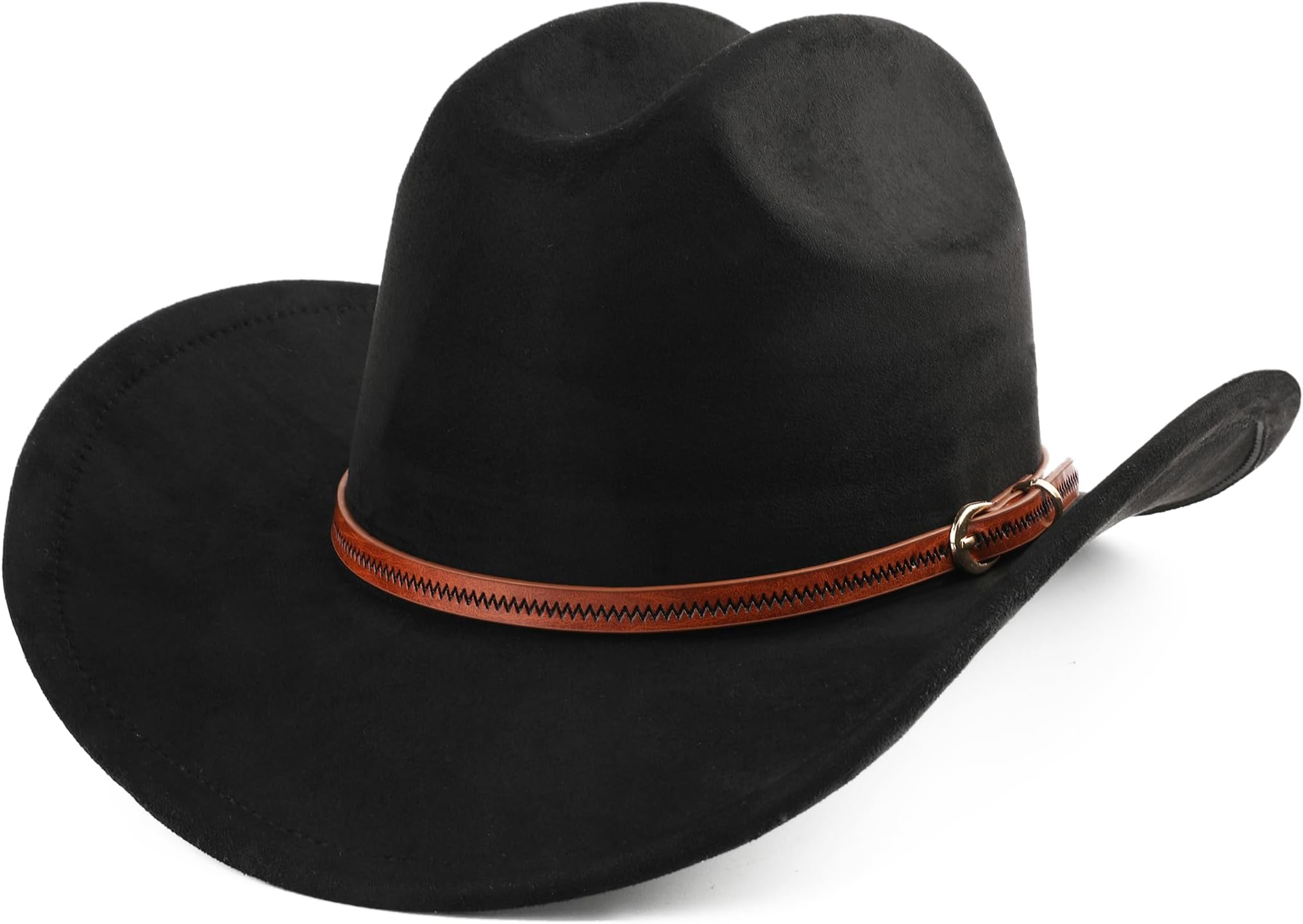 Cowboy Hat for Women and Men Wide Brim Western Cowgirl Hat