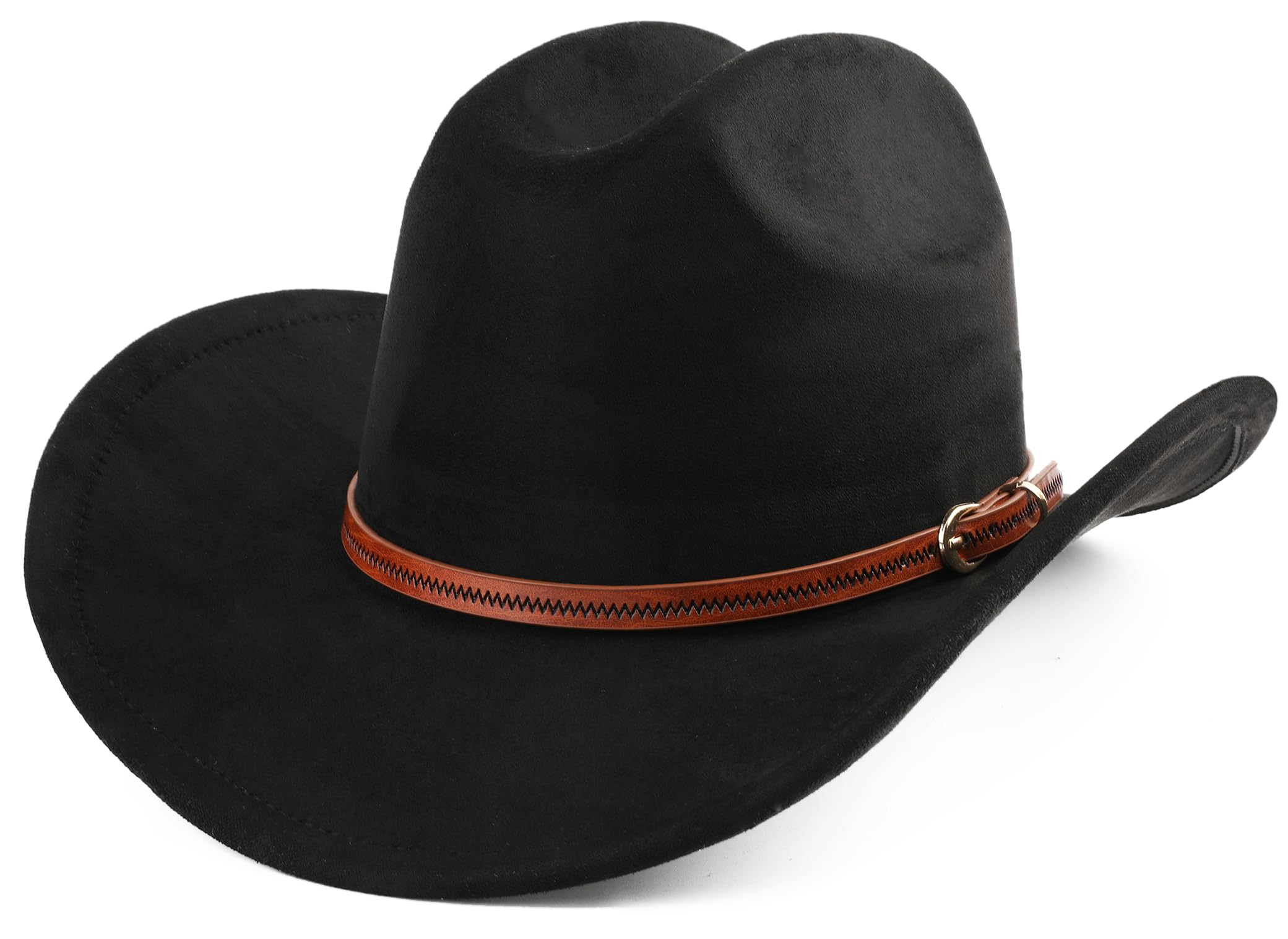 Cowboy Hat for Women and Men Wide Brim Western Cowgirl Hat