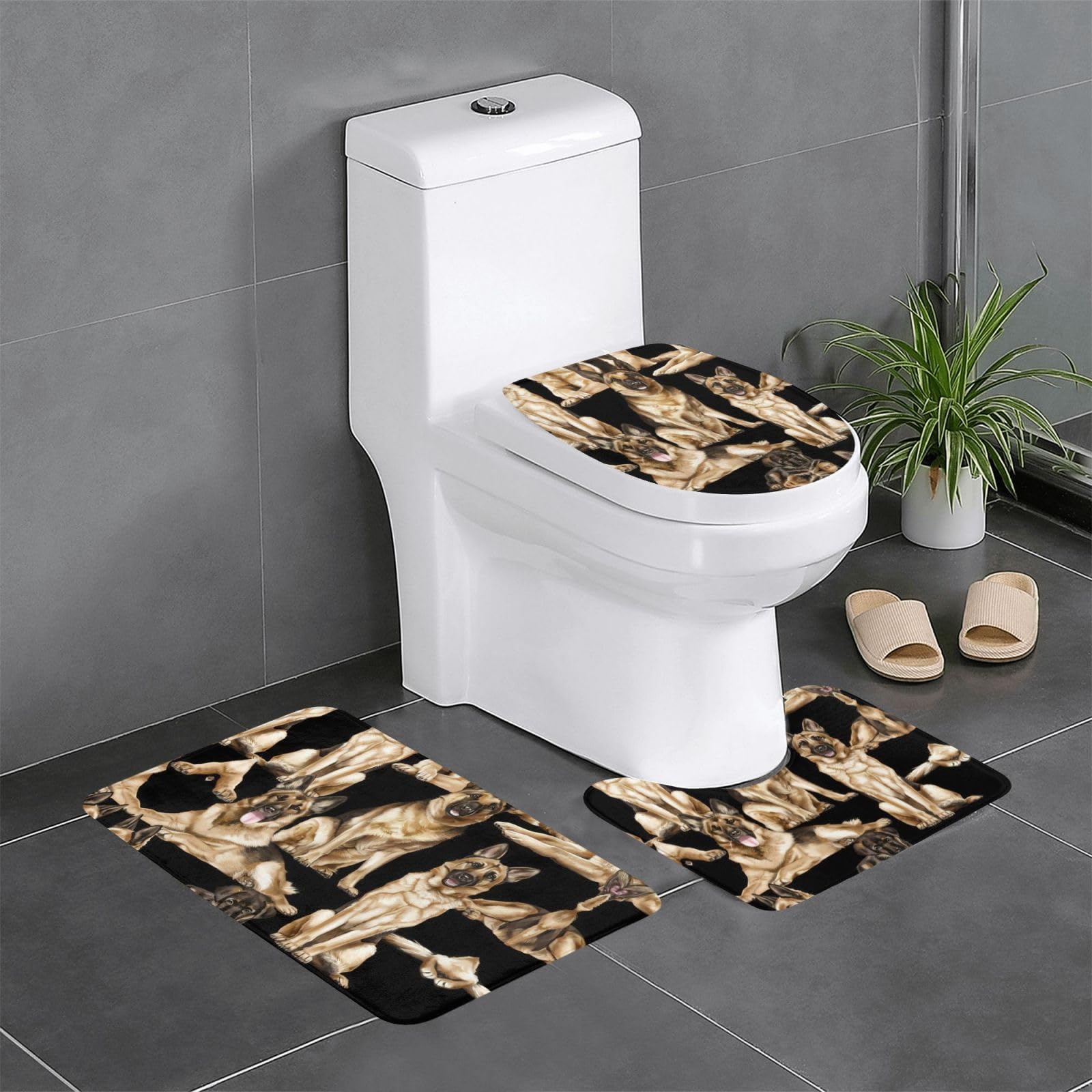 Tapis de bain berger allemand absorbant : l'élégance haut de gamme pour hôtels et spas