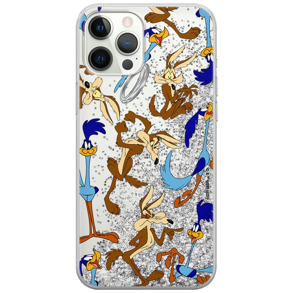 ERT GROUP mobile phone case for Apple Iphone 12/12 PRO original and officially Licensed Looney Tunes pattern Looney Tunes 021 optimally adapted to the mobile phone, with glitter overflow effect
