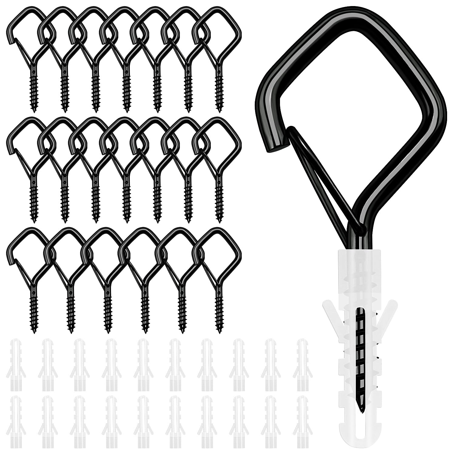 Ganci A Vite Per Luci Natalizie - 10 Pezzi In Acciaio Inox, Per Esterni E Decorazioni - Foto 6