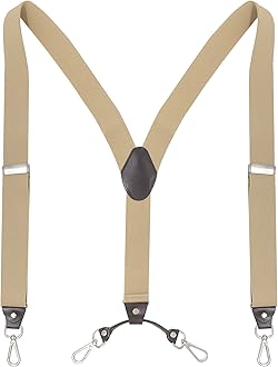 Men's Suspenders with Swivel Hooks and Adjustable Braces, Suitable for Heavy Duty, Big and Tall