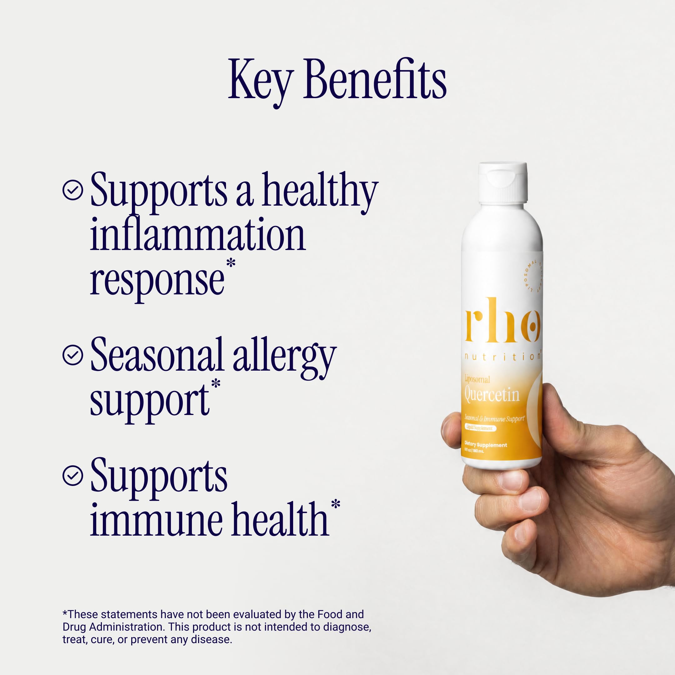 Rho Nutrition Liposomal Quercetin Liquid Supplement — Amazon image 2