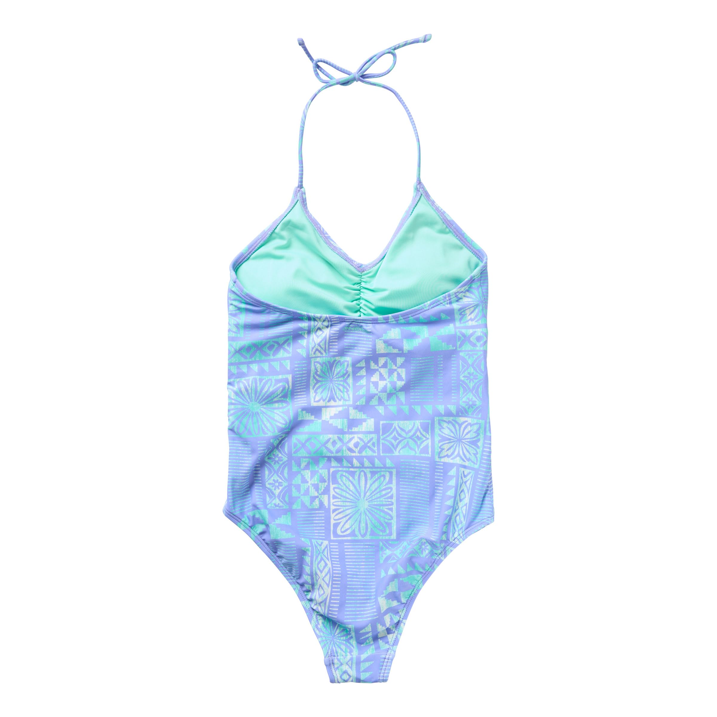 O'NEILL Girls Winona Tile Cinched Swim Complete, Periwinkle, 5