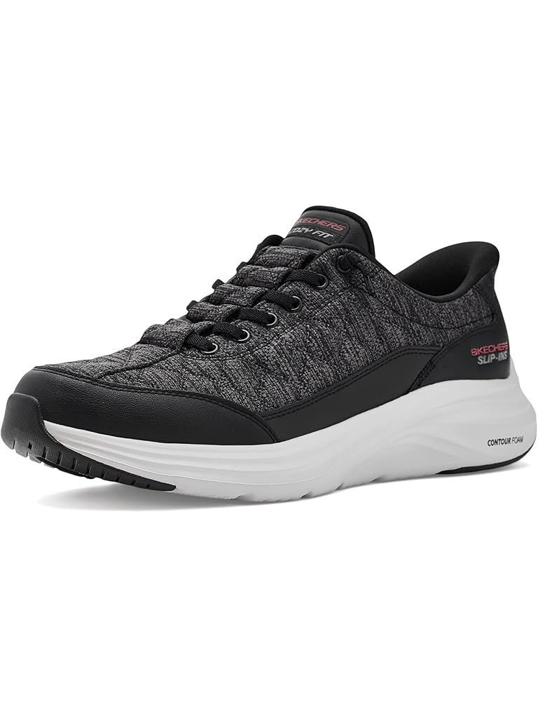 Black SKECHERS Contour Foam Cozy Fit Copost Hands-Free Slip-Ins