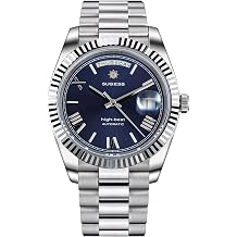 Sugess Date and Day 40mm S433.02 Mechanical Automatic Peacock SL3034 Mens Wrist Watch Seagull 1963