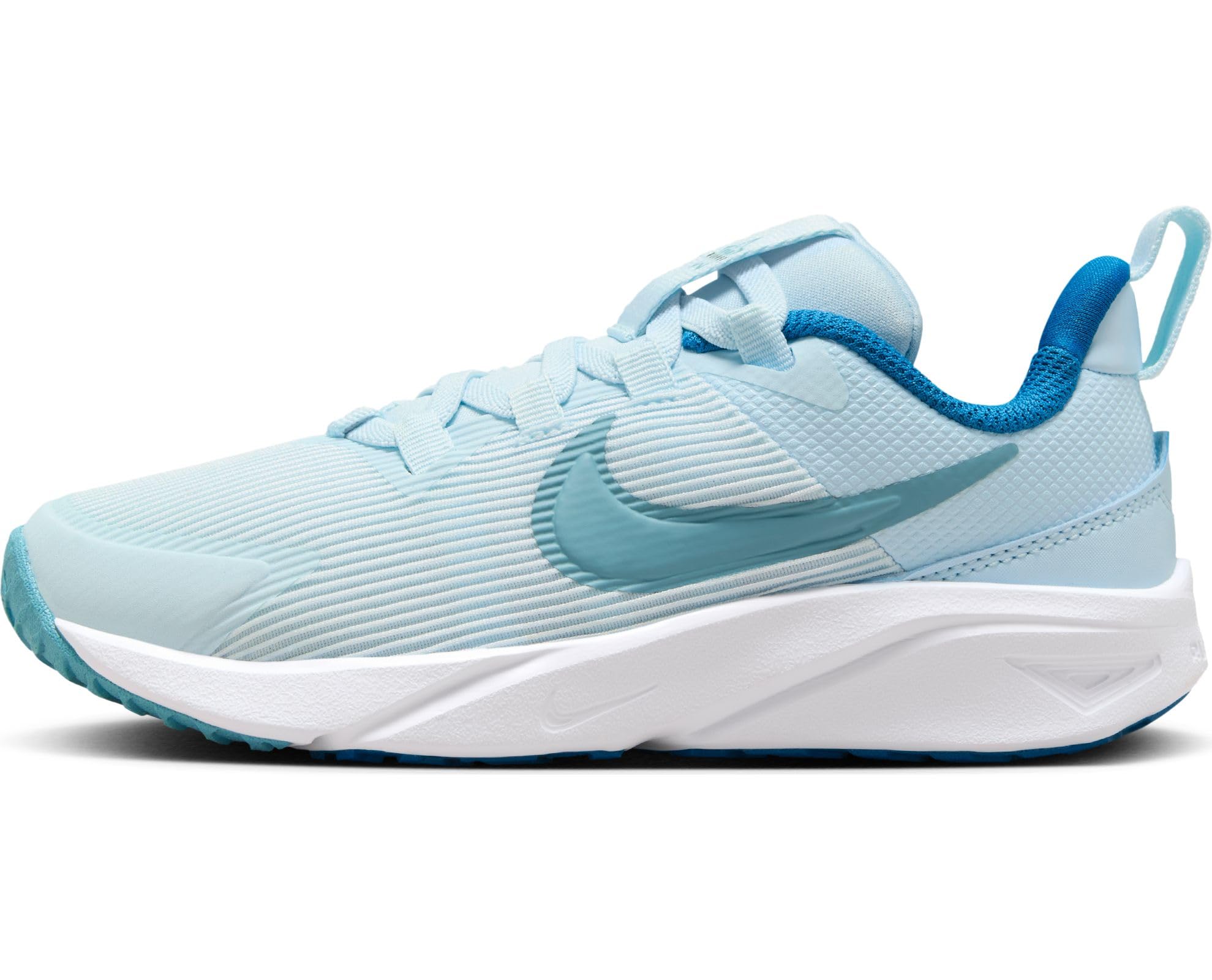 Nike Star Runner 4 Little Kids' Shoes (DX7614-404, Glacier Blue/Astronomy Blue) Size 3