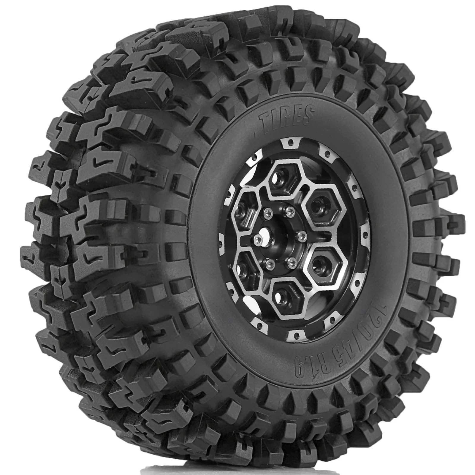Per Axial Per SCX10 Per TRX4 Per TRX6 D90 VS4-10 Per Redcat 1/10 Ruote Beadlock Lega Di Alluminio 1,9 Pollici Pneumatici Cerchi Aggiornamento RC Crawler Modelli