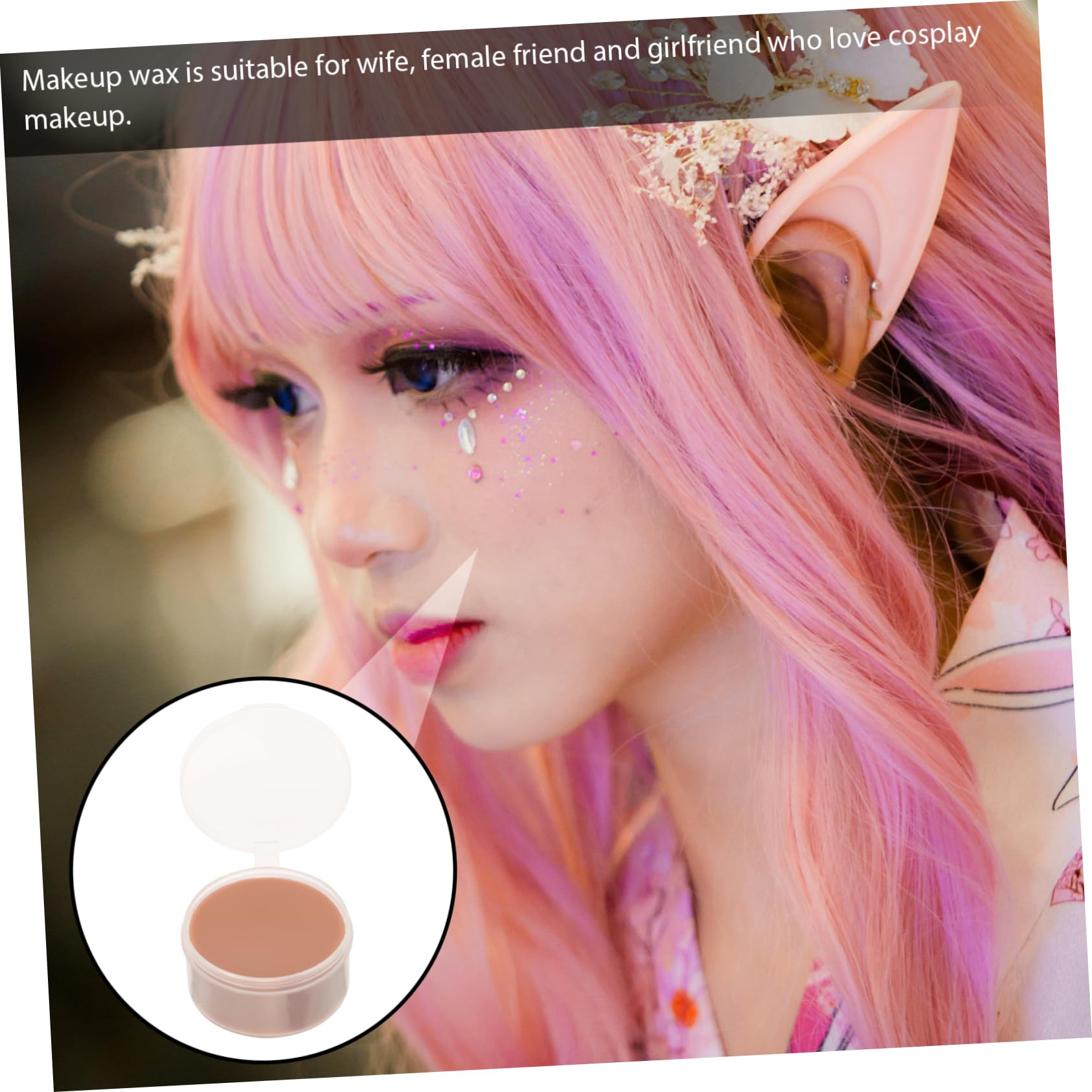 FOMIYES Face Paint Makeup Scar Wax Nose Wax Neon Colors Halloween Cosplay for Professional Artists