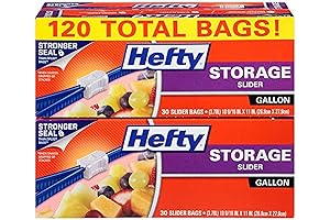 Hefty Slider Storage Bags: Secure Freezing Solution for Large Quantities