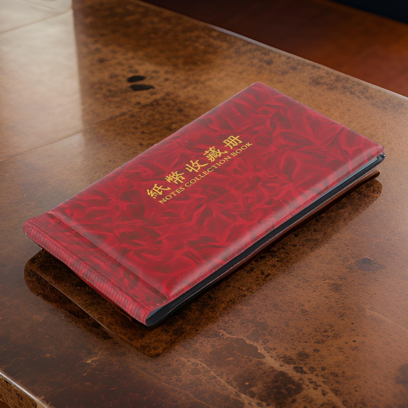Album per collezione banconote con 20 pagine in PVC, tascabile, portatile, in similpelle, per esporre banconote e banconote