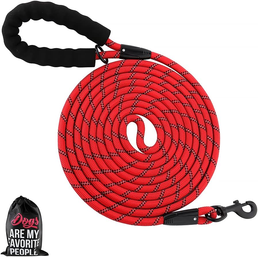 Guinzaglio Per Cani Trixie - 10m, Corda Rossa, Resistente E Galleggiante - Foto 6