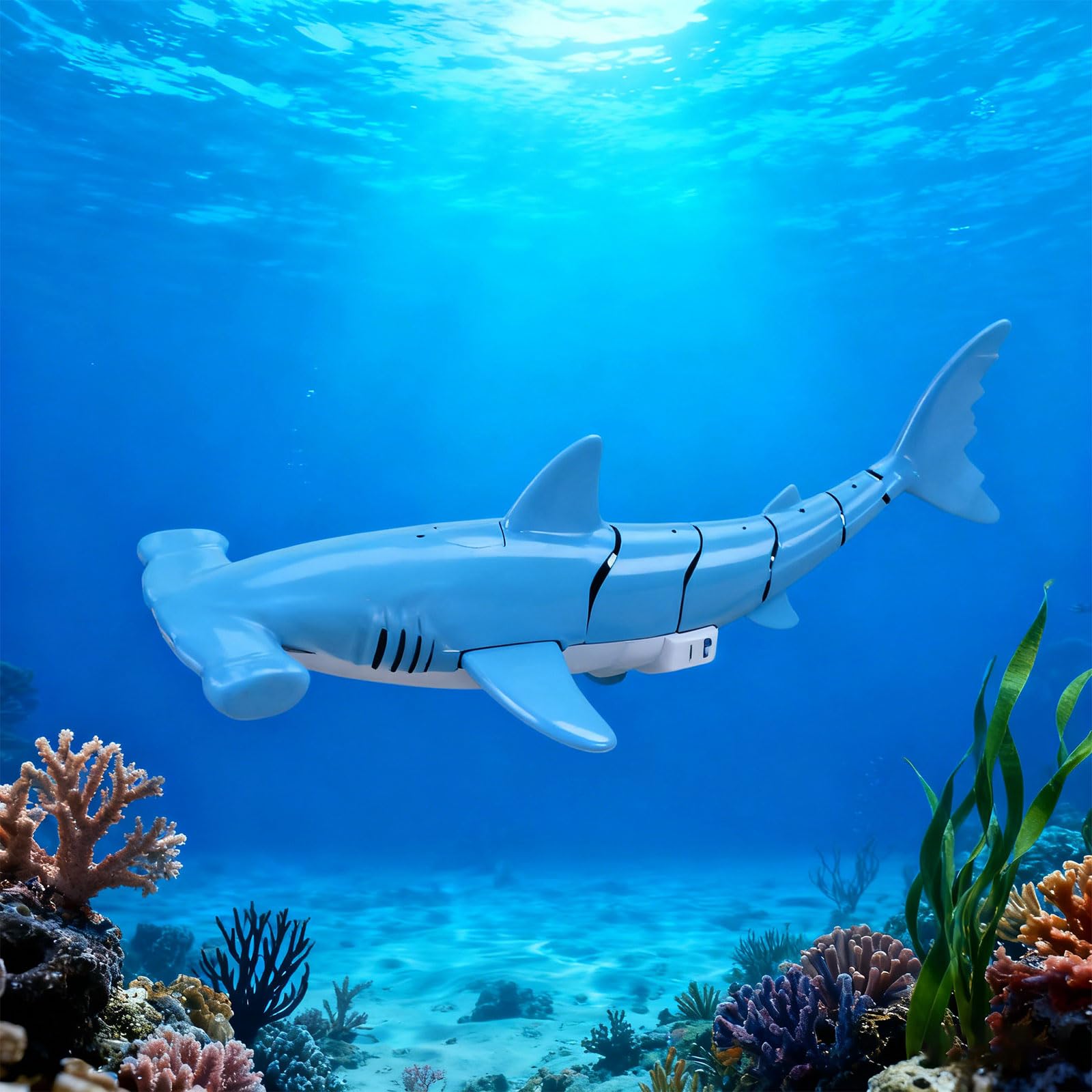 Giocattolo da immersione con dispositivo Bonnethead con 2, Gray