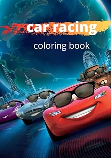 car racing coloring book: Let's Fun Racing Car Design for Children, Sport Racing Cars for Boys of All Ages (Kids Coloring Books)