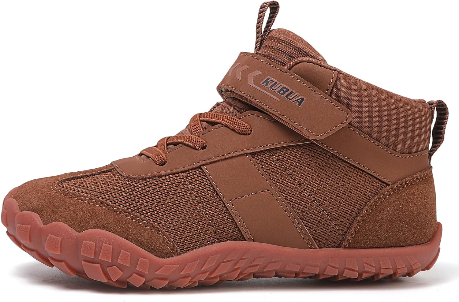 KUBUA Kids Barefoot Shoes Boys Girls High Top Minimalist Zero Drop Sneakers for Tennis Walking Hiking Athletic Little Big Kid - Image 4