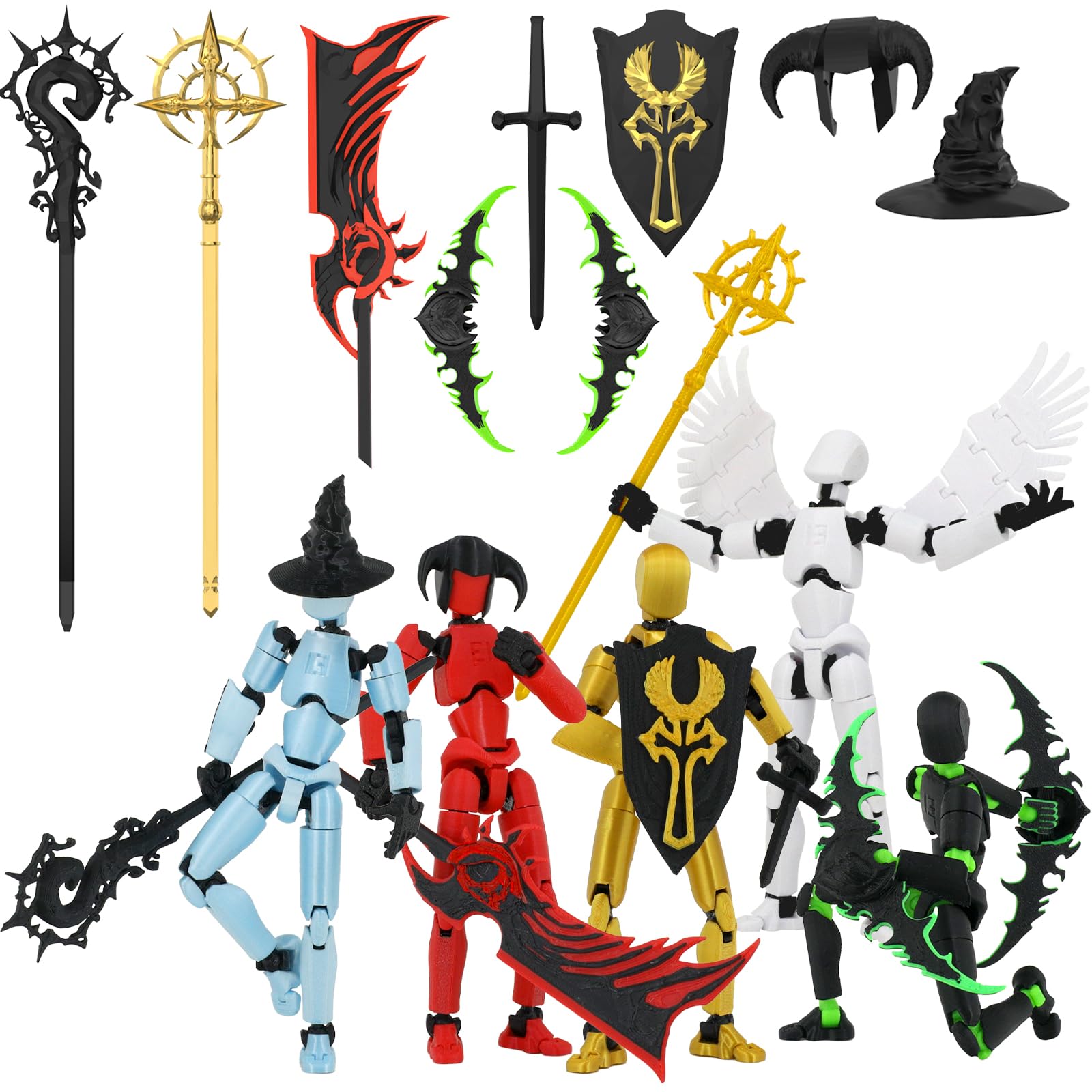 Amazon.com: Qoopower Titan 13 Action Figure Assembly Completed, 5