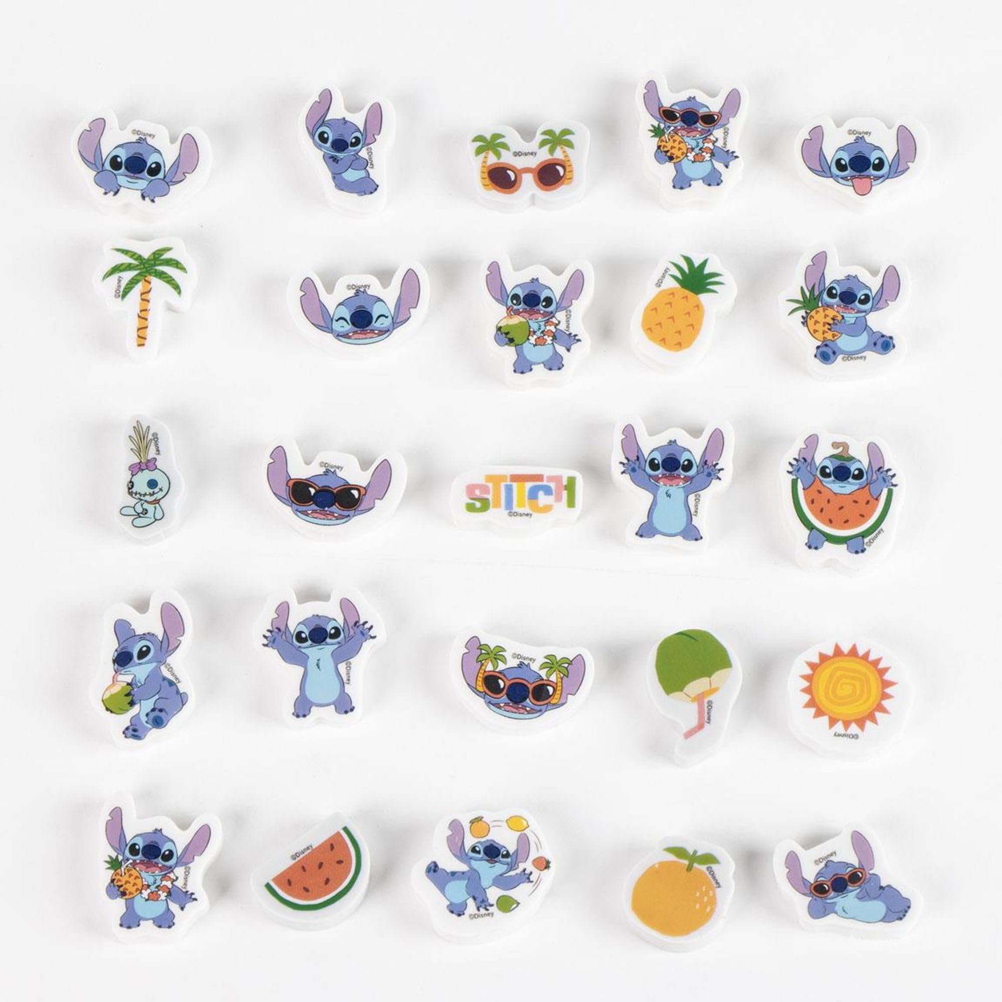 CERDÁ LIFE'S LITTLE MOMENTS Eraser Pack of 25 Stitch Erasers, Set of 25 Decorative Erasers with Stitch Design - Image 2