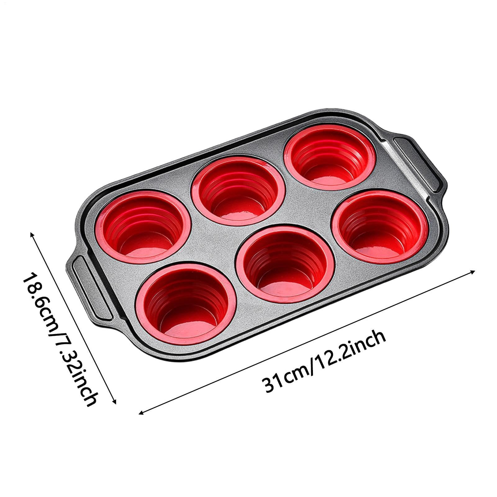 Moule à muffins et cupcakes en silicone antiadhésif