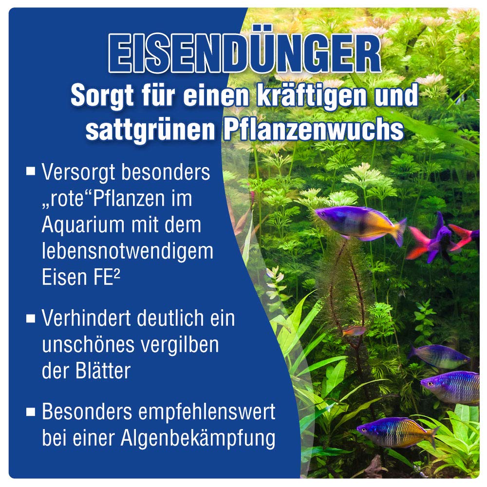 AQUALITY AQUARIUM 2er Pflanzenpflege Sparset (Enthält Pflanzendünger mit allen wichtigen Spurenelementen und Mineralien und Eisendünger mit zweiwertigem Eisen FE2), Set-Größe:SET 5000