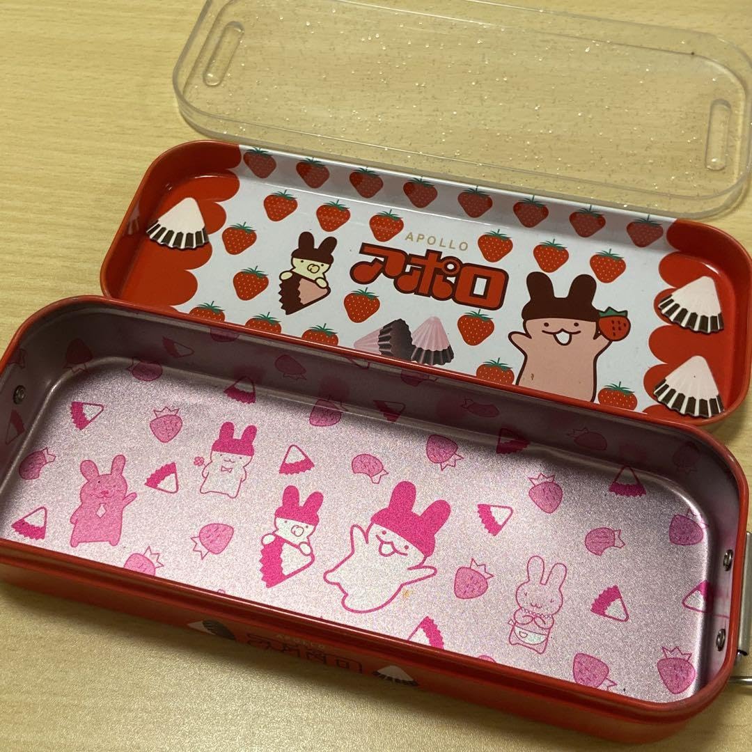 Amazon.co.jp: 平成レトロ アポロチョコ 缶ペンケース 筆箱 : 文房具