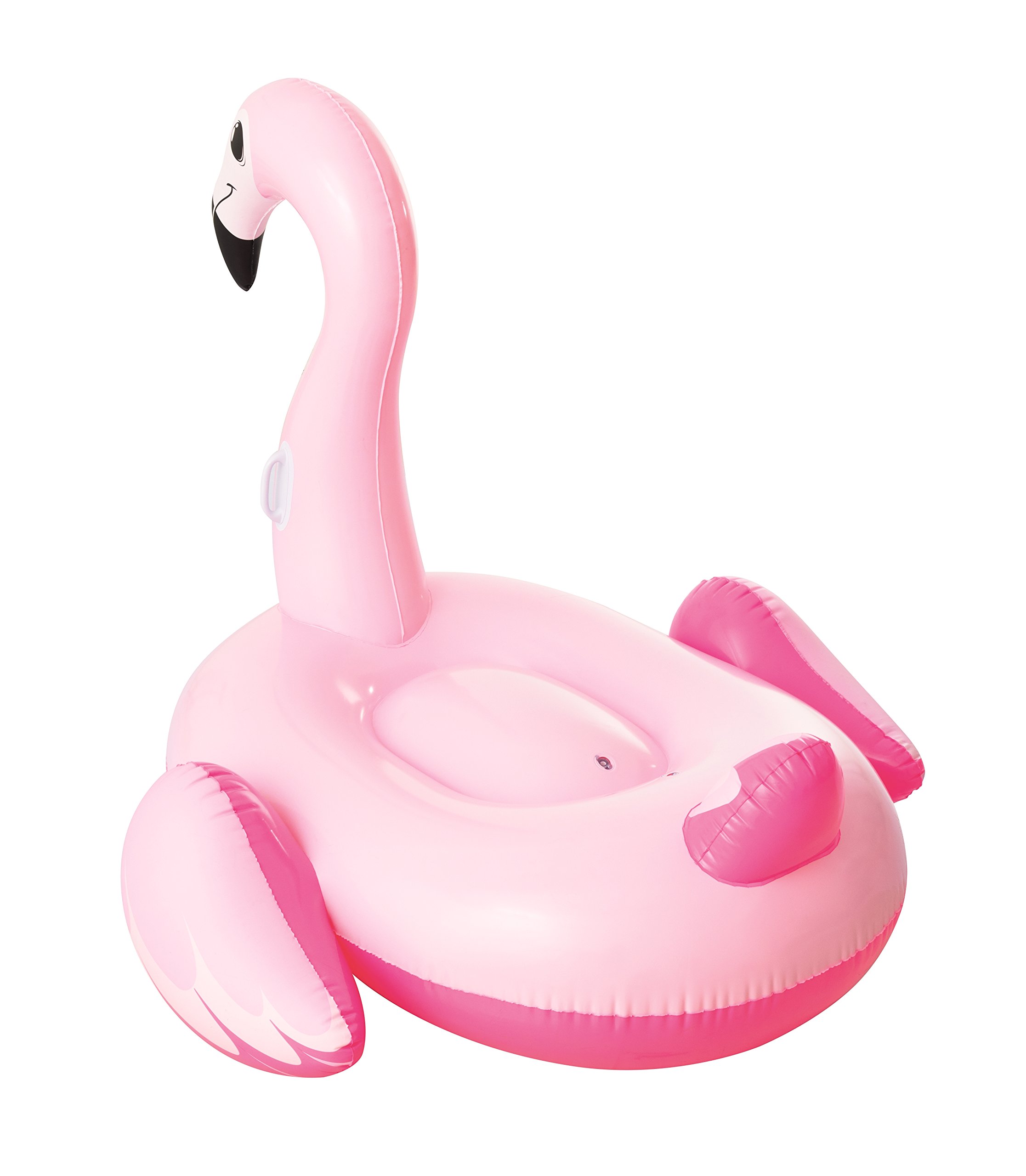 Bestway 41110 Float'nFashion Fenicottero Rosa Cavalcabile Gigante con Maniglie 1,91m x 1,78m