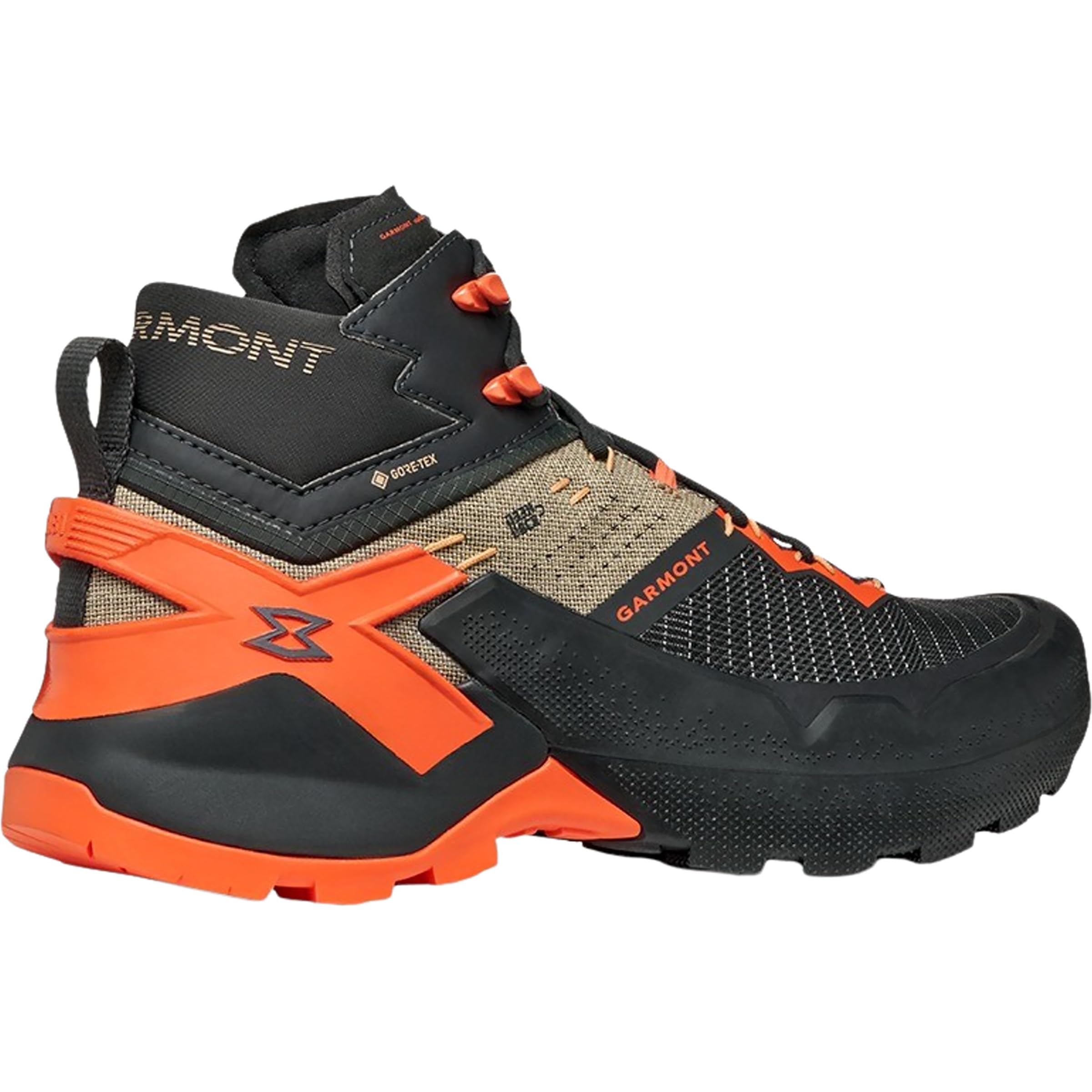 GARMONT Uomo 9.81 Onyx Mid GTX Scarpe, Raven Black-Pale Beige, 44