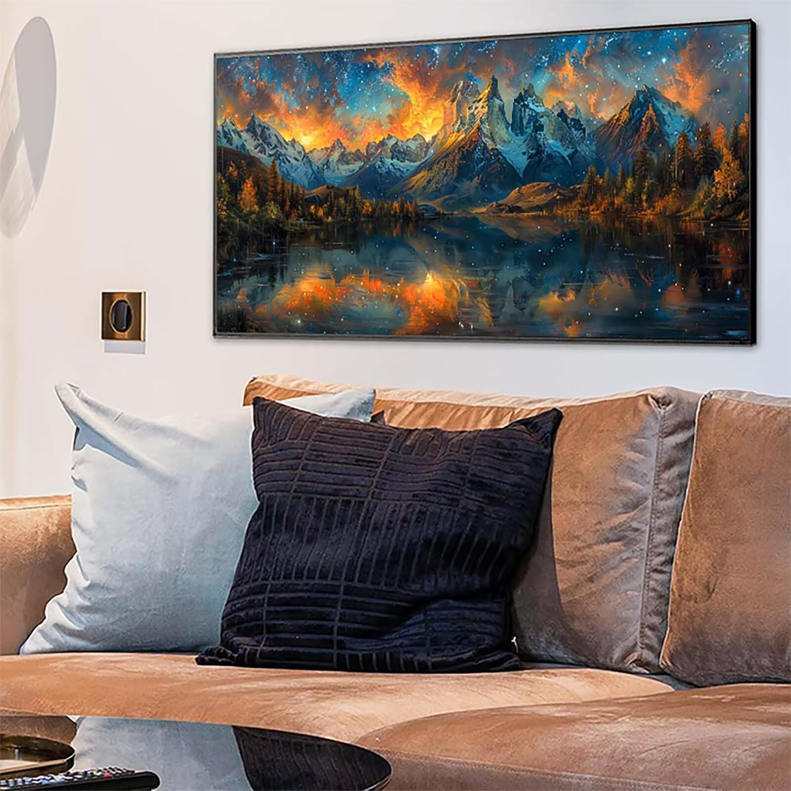 Montagna Diamond Painting Grandi Dimensioni 50x100cm, Diamond Painting R-42