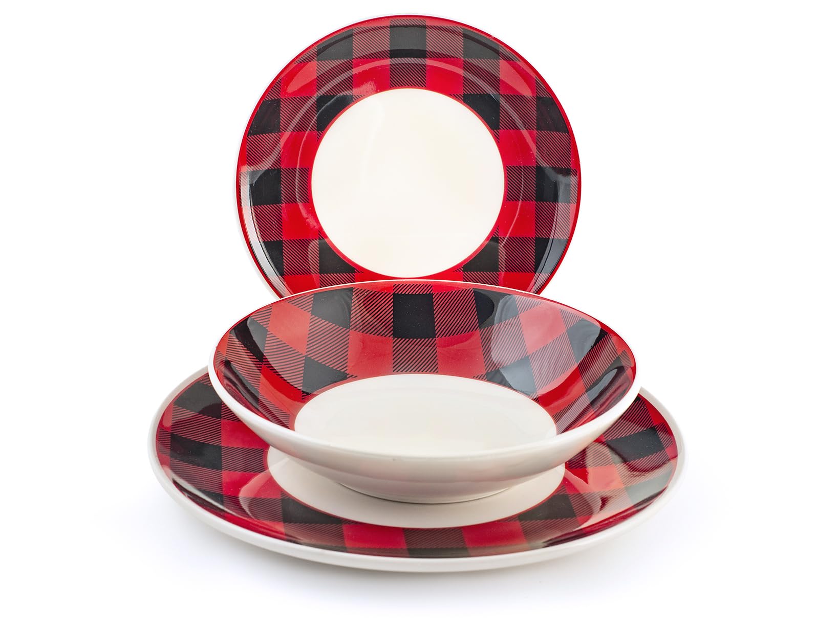 H&h Scotland 18-Piece Christmas Tableware Set