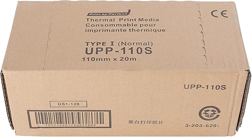 Miniatura 5 de UPP-110S Tipo I Video Térmico en blanco y negro, Película de ultrasonidoMedios, Reemplazo para Sony Upp-110s, 4.331 in x 65.6 ft (1 rollo)