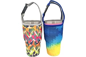 2 Pack 20 oz Iced Coffee Handler