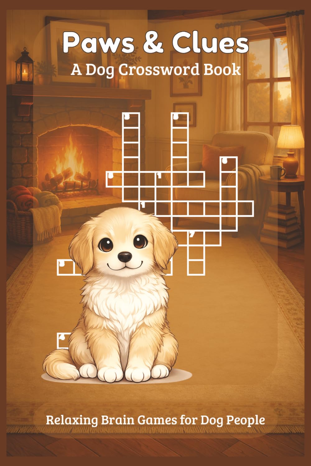 Paws & Clues A Dog Crossword Book: Relaxing Brain Games for Dog People
