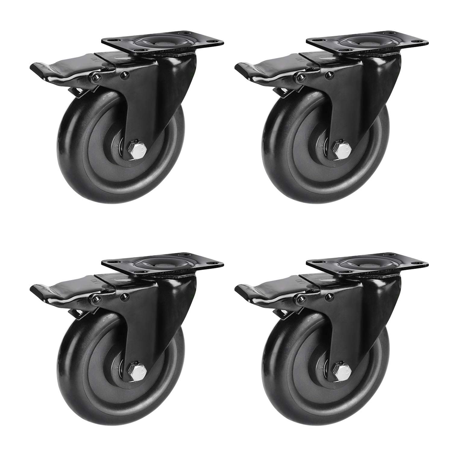 PRITEK5" Heavy Duty Cater Wheels with Brake INCH-005