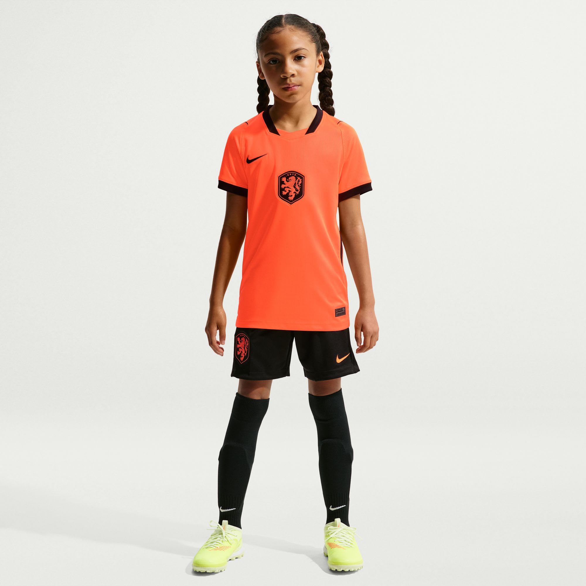 Nike Unisex Kinder Netherlands National Team Dri-fit Stadium Home T-Shirt (1er Pack)