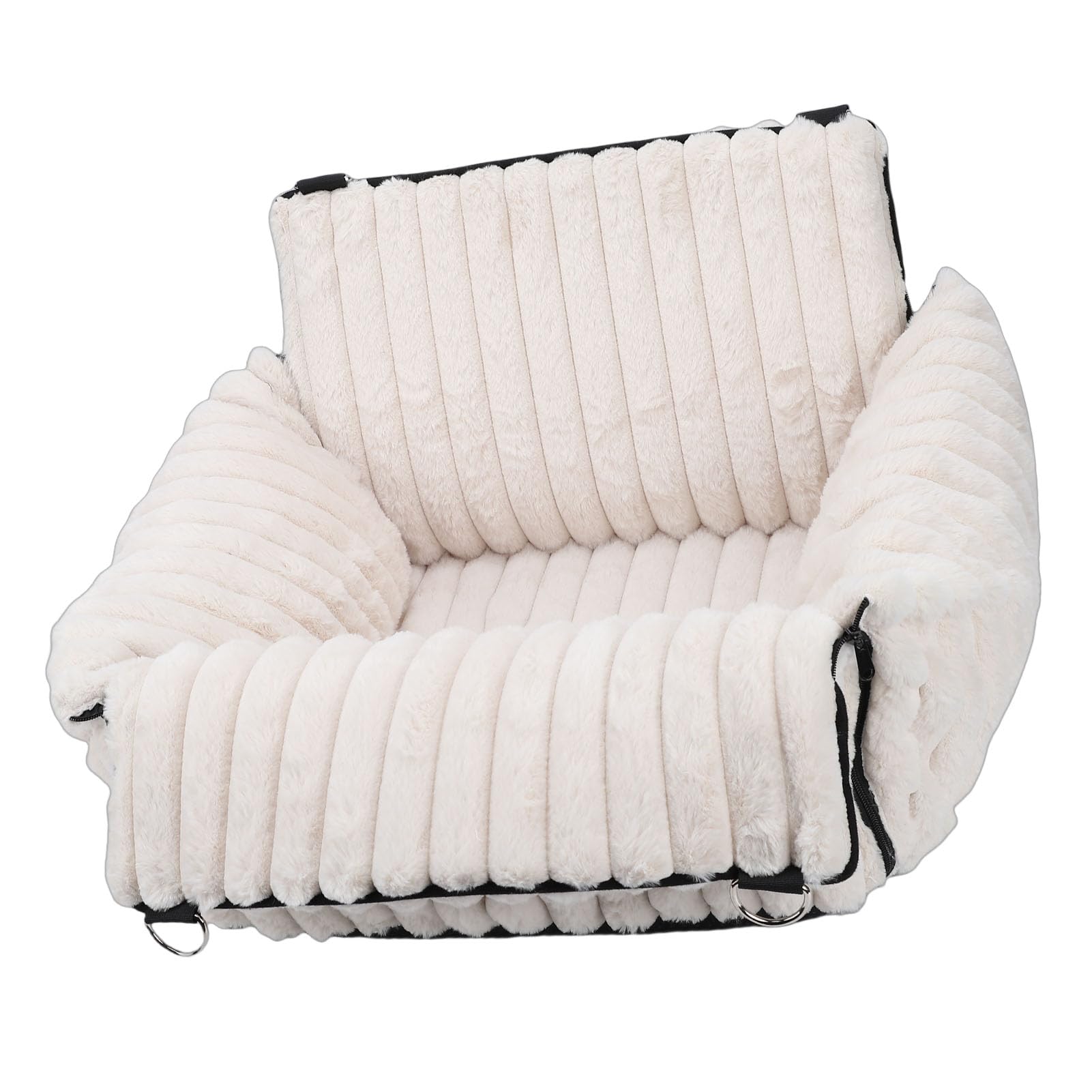 Siège d'auto pour Chien, Conception Semi-fermée |Rehausseur de siège de Voiture Pliable et Portable pour Animaux de Compagnie pour Les Voyages |Lit pour Chien Lavable pour