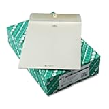 38597 Gummed Clasp Envelope, 28Lb, 10-Inch x13-Inch, 100/BX, Gray