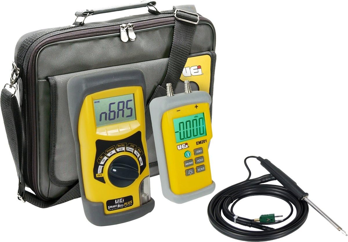 UEI Test Equipment SMARTBELLPLUSKIT Combustion Check Meter Smart Bell Plus Kit
