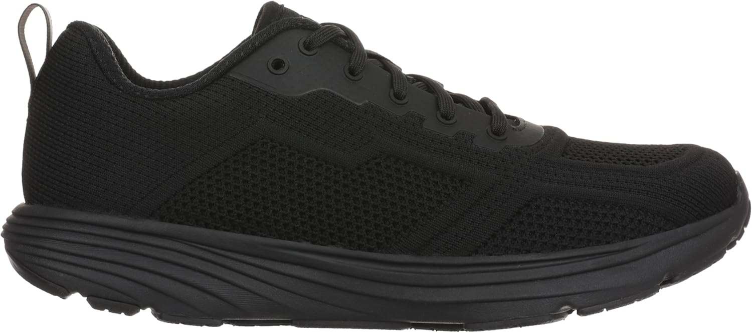 MBT Wave Ill Lace Up Running Shoes in Black for Women