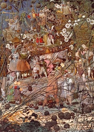 Unicorn Posters Multicolour A4 Poster (11.8/8.3 Inch) (30/21 Cm) - Richard Dadd The Fairy Feller S Master Stroke Tate Britain