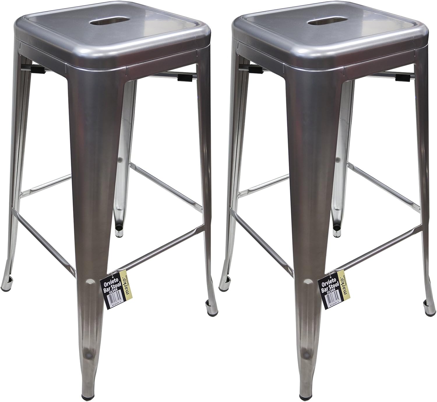 Marko Furniture Metal Breakfast Bar Stool Seat Chair Industrial Vintage