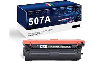 507A Black Toner Cartridge Compatible for HP Laserjet Enterprise, 500 Color Series