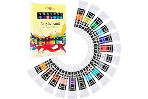 HTVRONT Acrylic Paint Set: Unleash Creativity for Young Artists and Beginners