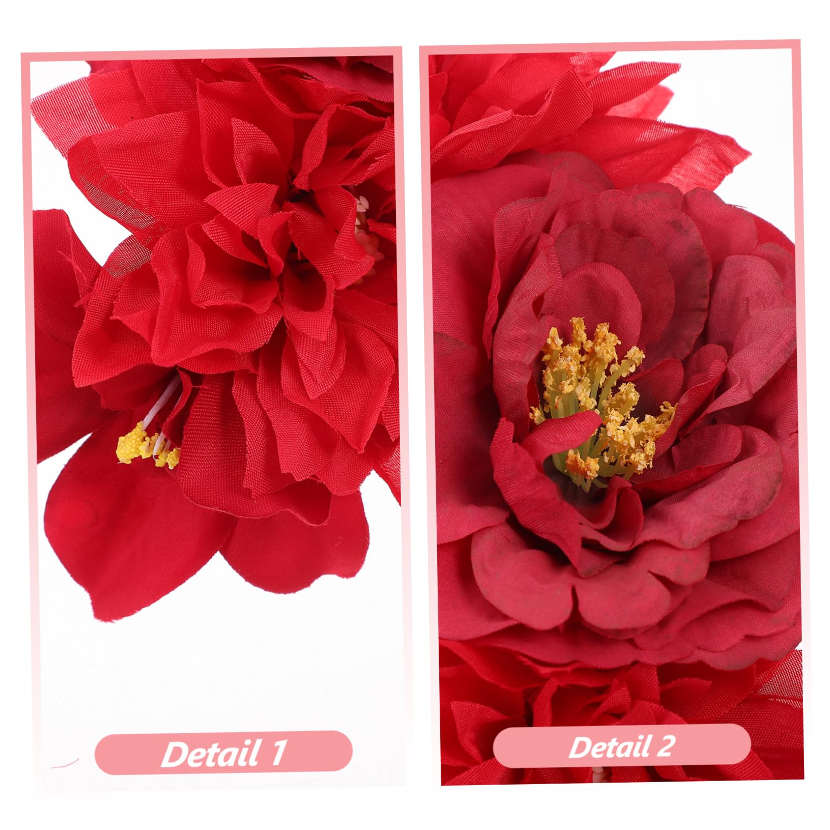 FRCOLOR Diadema De Flores De 3 Piezas Para Mujer Con Peonías Simuladas Accesorio Destacado Para Eventos.