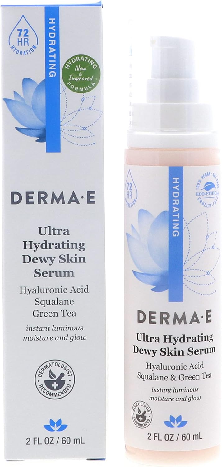 Derma E: Hydrating Serum w/Hyaluronic Acid, 2 oz (2 Pack)