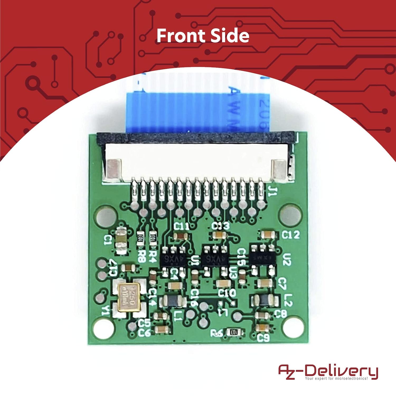 AZDelivery 5 x Raspberry Pi Zero Mini Camera Module 5MP 1080p Webcam Support OV5647 Sensor - Image 3