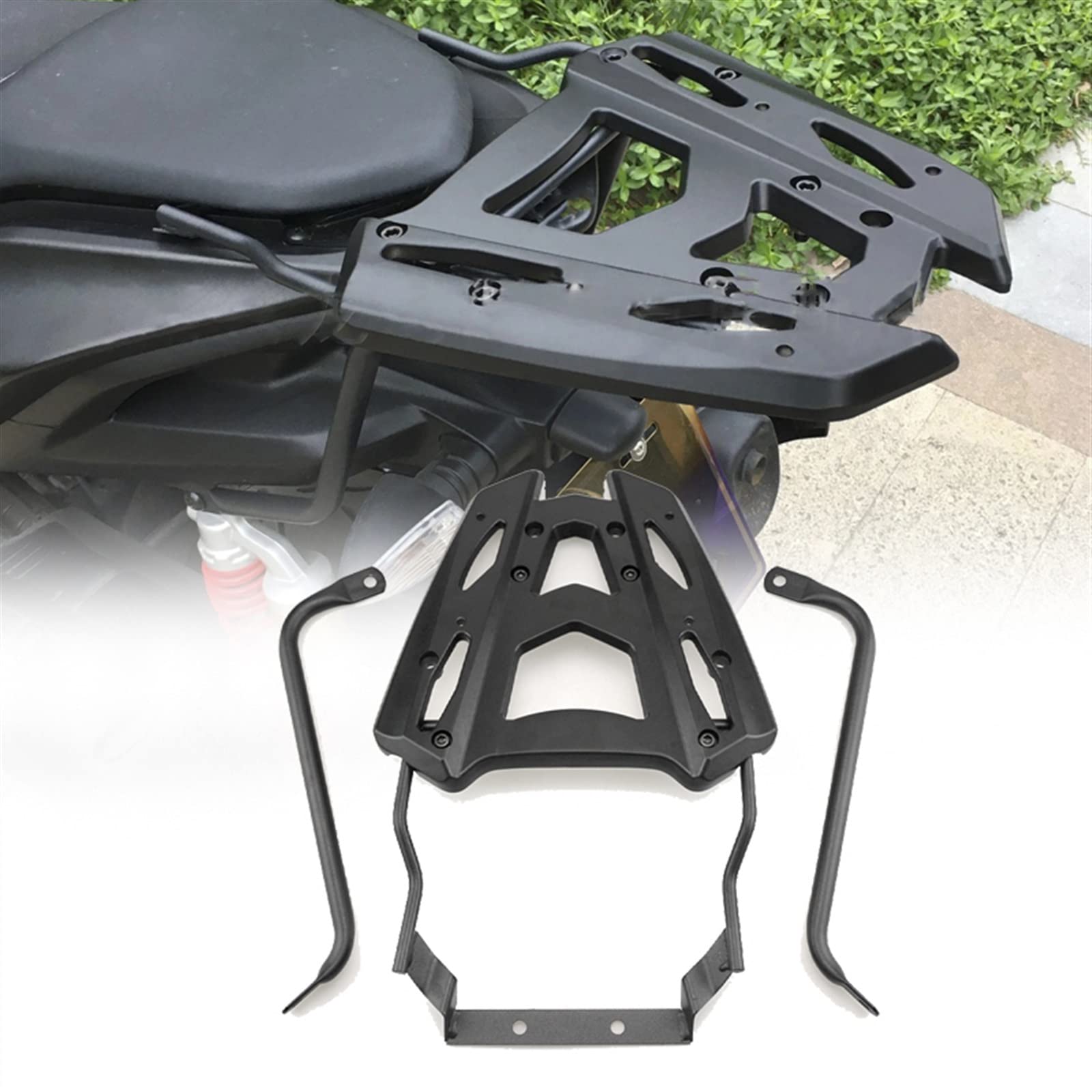 Support rangement boîte queue Aerox 155 en aluminium durable de qualité - 8