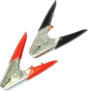 Deka / East Penn 00184 CLAMP, CHROME- PLTD STEEL HD RED/BLK 2/CD